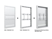 Multibrackets M Pro Series Enclosure 43" Wall Small White Signage Display Enclosures Multibrackets