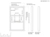 Multibrackets M Pro Series Enclosure 43" Wall Small White Signage Display Enclosures Multibrackets