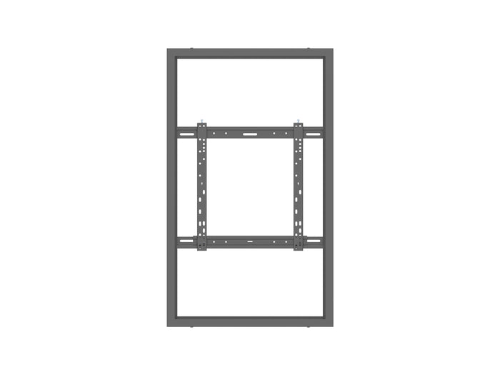 Multibrackets M Pro Series Enclosure 49" Wall Medium Black Signage Display Enclosures Multibrackets