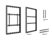 Multibrackets M Pro Series Enclosure 49" Wall Medium Black Signage Display Enclosures Multibrackets