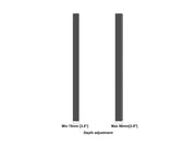 Multibrackets M Pro Series Enclosure 49" Wall Medium Black Signage Display Enclosures Multibrackets