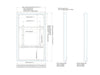 Multibrackets M Pro Series Enclosure 49" Wall Medium Black Signage Display Enclosures Multibrackets