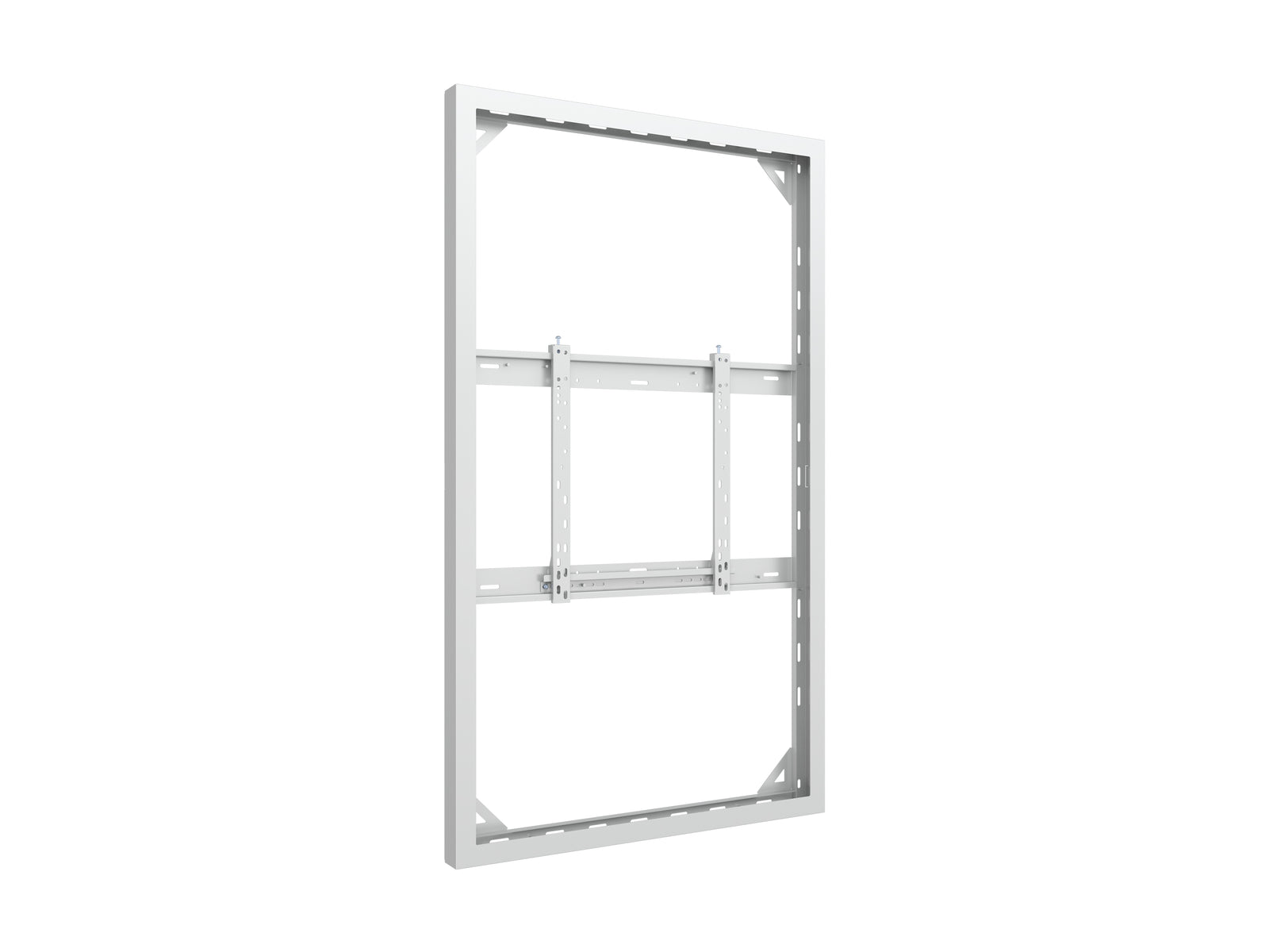Multibrackets M Pro Series Enclosure 65" Wall Slim Medium White Signage Display Enclosures Multibrackets