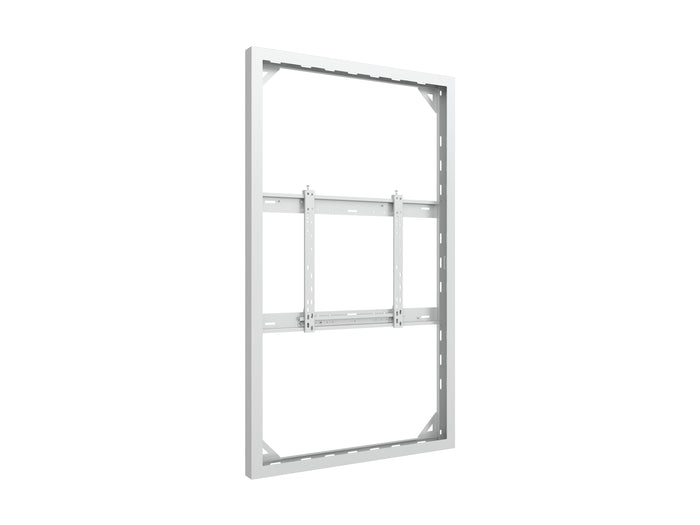 Multibrackets M Pro Series Enclosure 65" Wall Slim Medium White Signage Display Enclosures Multibrackets