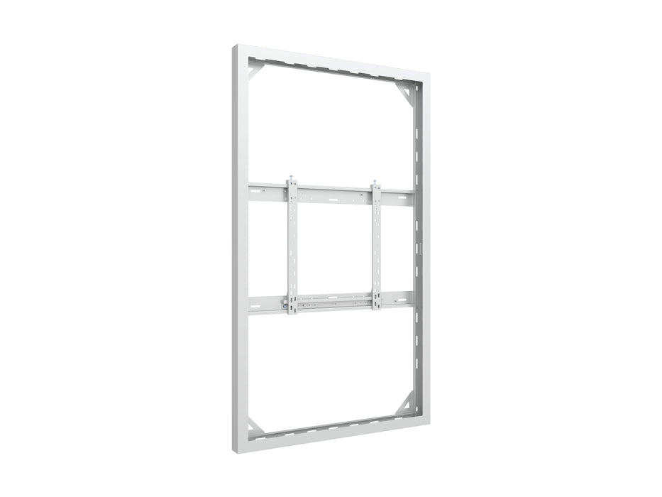Multibrackets M Pro Series Enclosure 65" Wall Slim Medium White Signage Display Enclosures Multibrackets