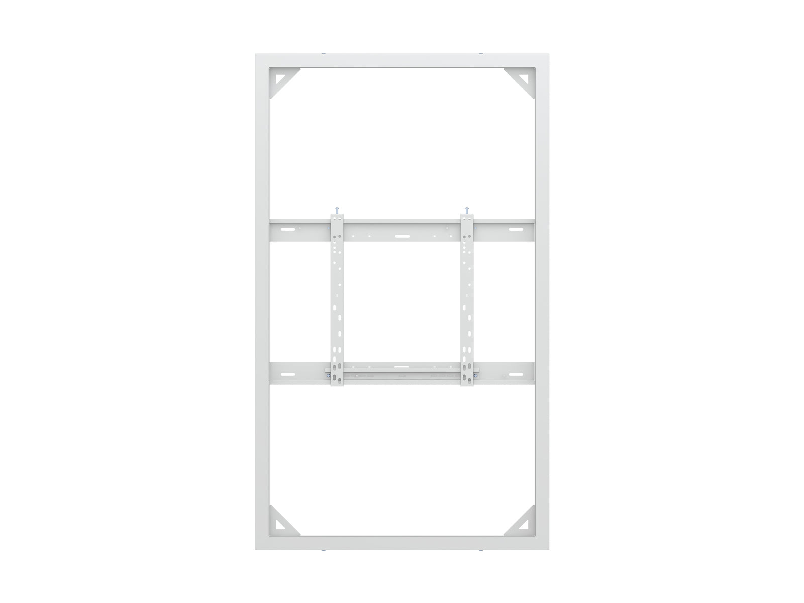 Multibrackets M Pro Series Enclosure 65" Wall Slim Medium White Signage Display Enclosures Multibrackets