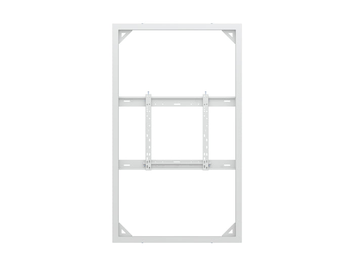 Multibrackets M Pro Series Enclosure 65" Wall Slim Medium White Signage Display Enclosures Multibrackets