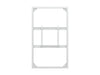 Multibrackets M Pro Series Enclosure 65" Wall Slim Medium White Signage Display Enclosures Multibrackets