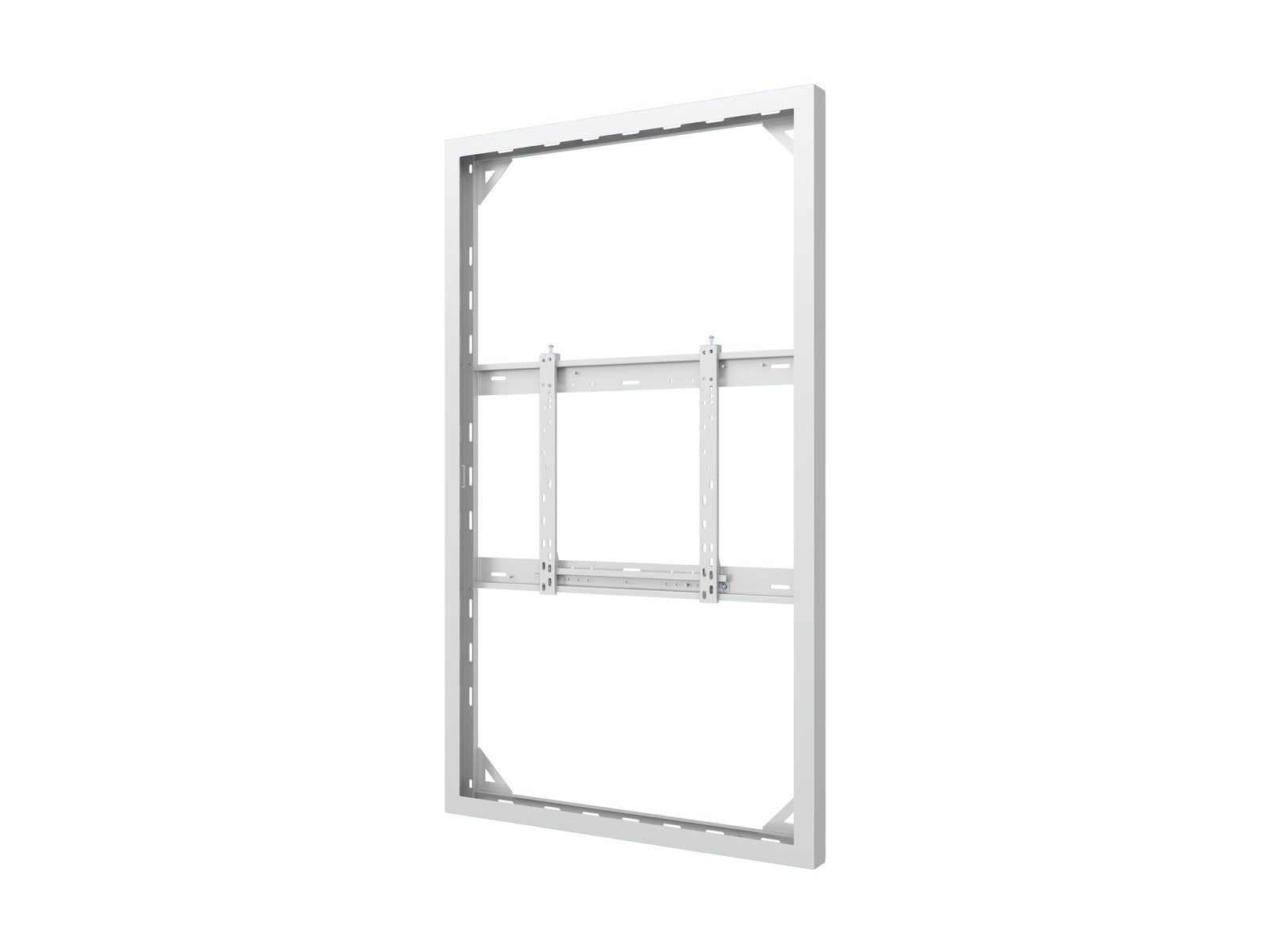 Multibrackets M Pro Series Enclosure 65" Wall Slim Medium White Signage Display Enclosures Multibrackets