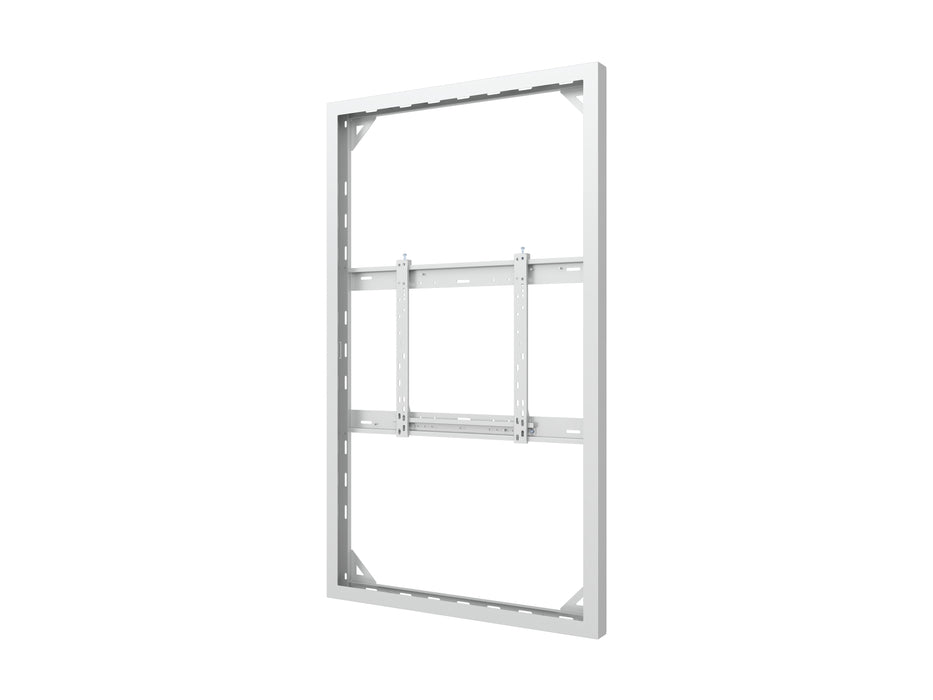 Multibrackets M Pro Series Enclosure 65" Wall Slim Medium White Signage Display Enclosures Multibrackets