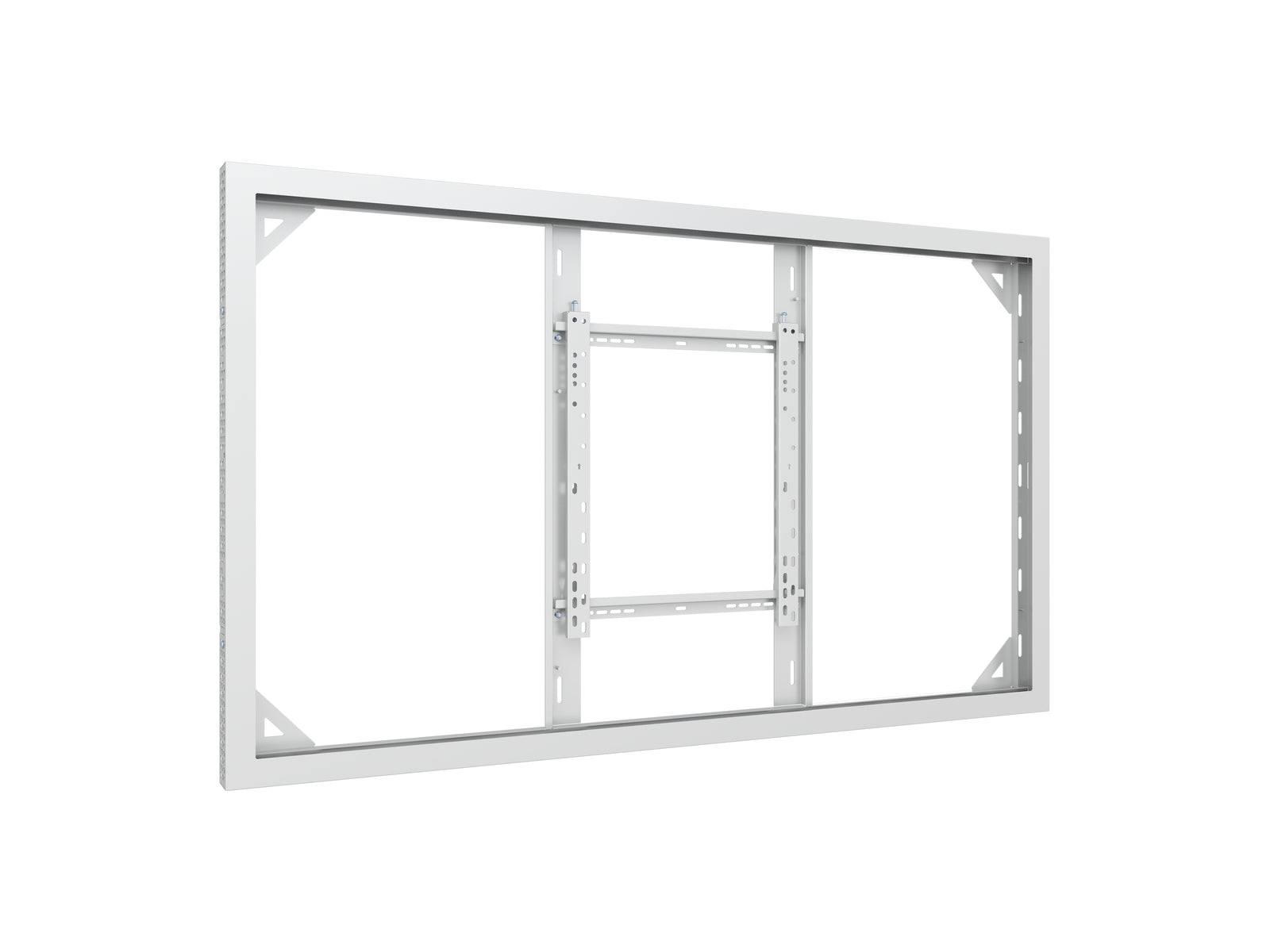 Multibrackets M Pro Series Enclosure 65" Wall Slim Medium White Signage Display Enclosures Multibrackets