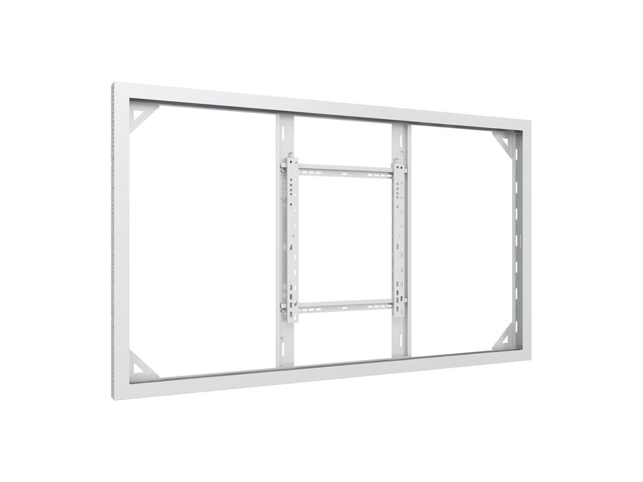 Multibrackets M Pro Series Enclosure 65" Wall Slim Medium White Signage Display Enclosures Multibrackets