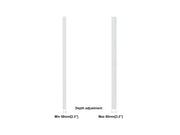 Multibrackets M Pro Series Enclosure 65" Wall Slim Medium White Signage Display Enclosures Multibrackets