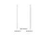 Multibrackets M Pro Series Enclosure 65" Wall Slim Medium White Signage Display Enclosures Multibrackets