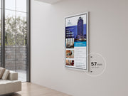 Multibrackets M Pro Series Enclosure 65" Wall Slim Medium White Signage Display Enclosures Multibrackets