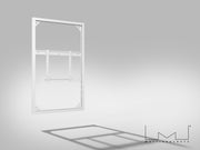 Multibrackets M Pro Series Enclosure 65" Wall Slim Medium White Signage Display Enclosures Multibrackets