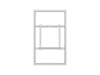 Multibrackets M Pro Series Enclosure 49" Wall Medium White Signage Display Enclosures Multibrackets