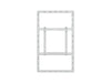 Multibrackets M Pro Series Enclosure 49" Wall Medium White Signage Display Enclosures Multibrackets