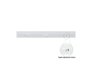Multibrackets M Pro Series Enclosure 49" Wall Medium White Signage Display Enclosures Multibrackets