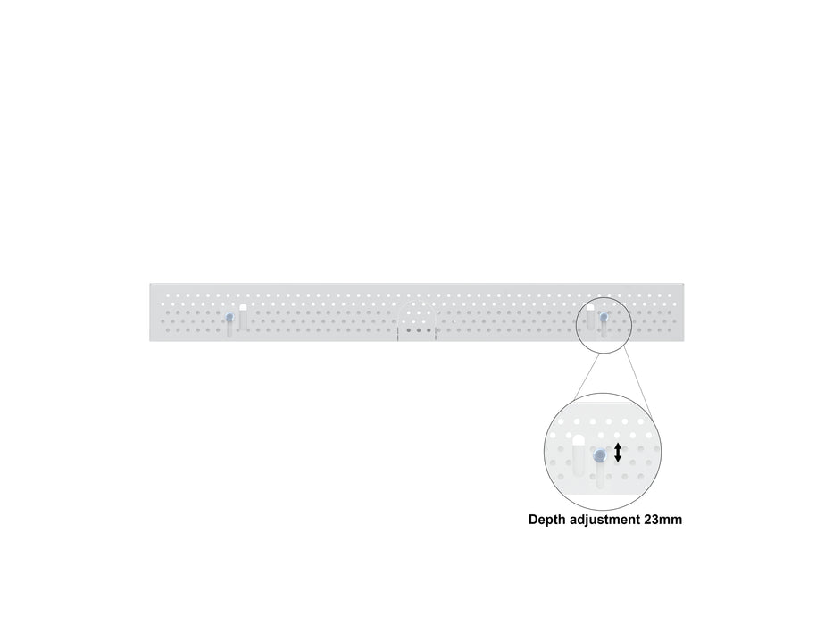 Multibrackets M Pro Series Enclosure 49" Wall Medium White Signage Display Enclosures Multibrackets