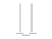 Multibrackets M Pro Series Enclosure 49" Wall Medium White Signage Display Enclosures Multibrackets
