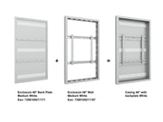 Multibrackets M Pro Series Enclosure 49" Wall Medium White Signage Display Enclosures Multibrackets