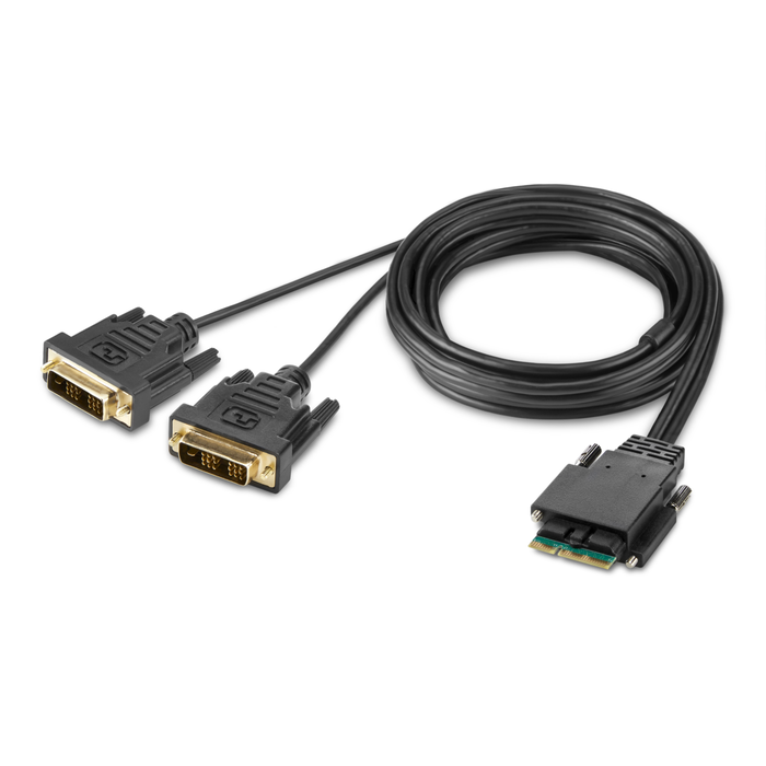 Belkin 2-Port Dual Head DVI Modular Secure KVM Switch PP4.0 W/ Remote | F1DN202MOD-DD-4