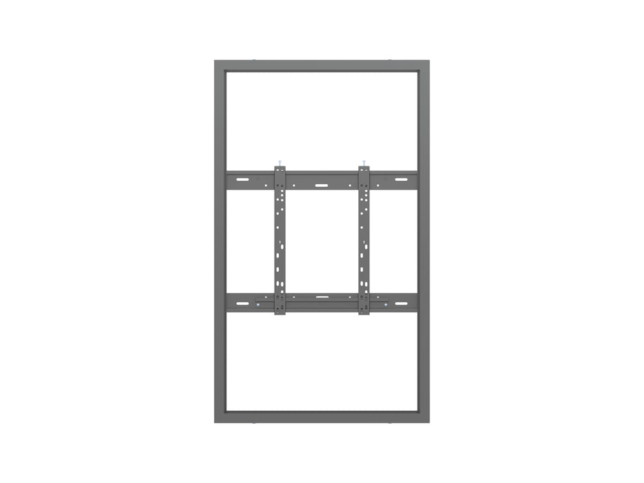 Multibrackets M Pro Series Enclosure 55" Wall Medium Black Signage Display Enclosures Multibrackets