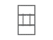 Multibrackets M Pro Series Enclosure 55" Wall Medium Black Signage Display Enclosures Multibrackets