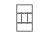 Multibrackets M Pro Series Enclosure 55" Wall Medium Black Signage Display Enclosures Multibrackets
