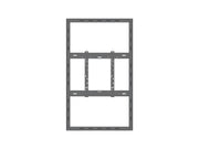 Multibrackets M Pro Series Enclosure 65" Wall Medium Black Signage Display Enclosures Multibrackets