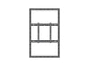 Multibrackets M Pro Series Enclosure 65" Wall Medium Black Signage Display Enclosures Multibrackets