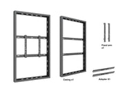 Multibrackets M Pro Series Enclosure 65" Wall Medium Black Signage Display Enclosures Multibrackets