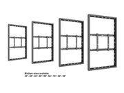 Multibrackets M Pro Series Enclosure 55" Wall Medium Black Signage Display Enclosures Multibrackets