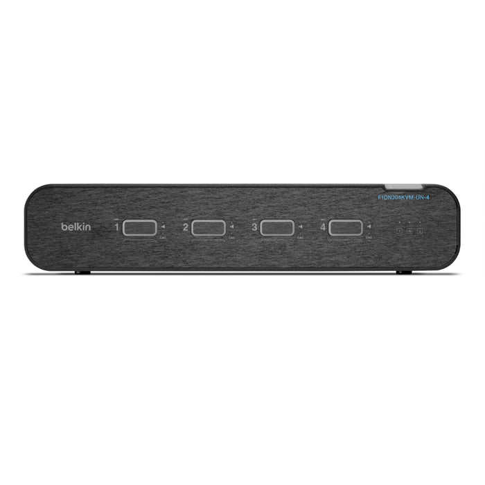 Belkin Universal 2nd Gen Secure KVM Switch, 4-Port Dual Head w/ CAC | F1DN204KVM-UN-4