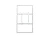 Multibrackets M Pro Series Enclosure 55" Wall Medium White Signage Display Enclosures Multibrackets
