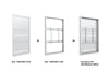 Multibrackets M Pro Series Enclosure 55" Wall Medium White Signage Display Enclosures Multibrackets