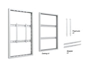 Multibrackets M Pro Series Enclosure 55" Wall Medium White Signage Display Enclosures Multibrackets