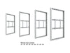 Multibrackets M Pro Series Enclosure 55" Wall Medium White Signage Display Enclosures Multibrackets