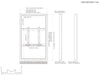 Multibrackets M Pro Series Enclosure 55" Wall Medium White Signage Display Enclosures Multibrackets