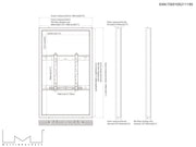 Multibrackets M Pro Series Enclosure 65" Wall Medium White Signage Display Enclosures Multibrackets