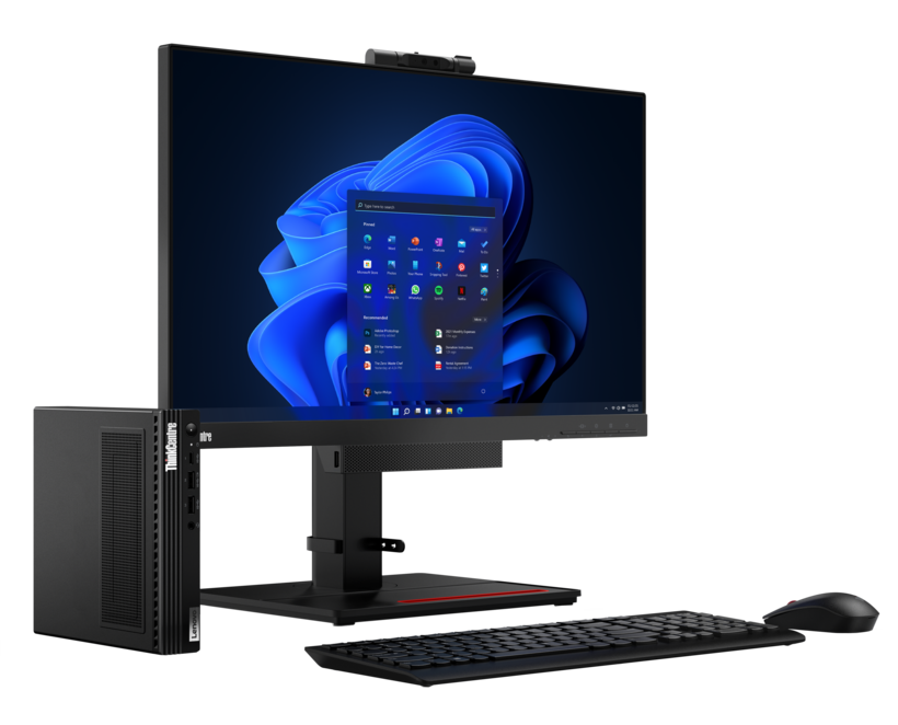Lenovo ThinkCentre M90q Gen 3 11U5000HUK Intel Core i7 12th Gen i7-12700T 16 GB RAM 512 GB M.2 PCI Express NVMe 4.0 x4 SSD Desktop Computer Desktop PC Lenovo