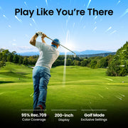 BenQ AH700ST 4000 Lumen Short Throw 1080P Laser Golf Simulator Projector | 9H.JST77.13E Projector BenQ