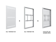 Multibrackets M Pro Series Enclosure 65" Wall Medium White Signage Display Enclosures Multibrackets