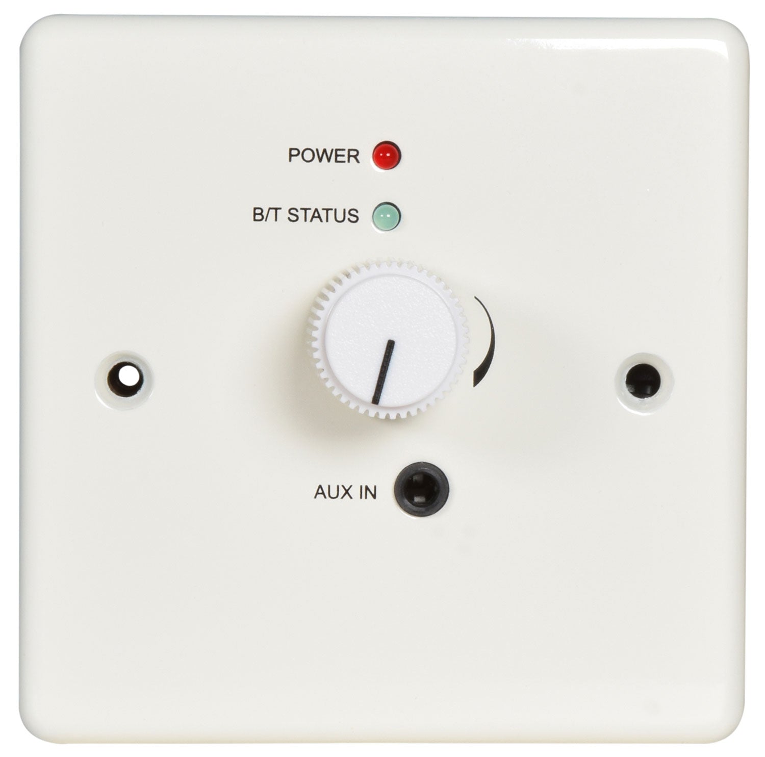 AV Link Bluetooth Receiver Wallplate and Backbox | 122.383UK Wallplate AV Link
