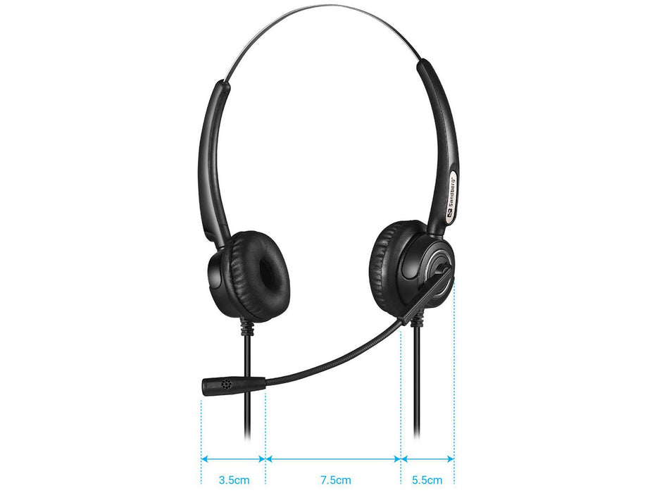 Sandberg Pro Stereo USB Office Headset | 126-13