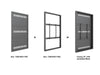 Multibrackets M Pro Series Enclosure 75" Wall Large Black Signage Display Enclosures Multibrackets