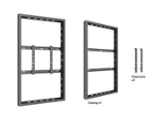 Multibrackets M Pro Series Enclosure 75" Wall Large Black Signage Display Enclosures Multibrackets
