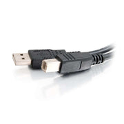 C2G CG28102 2m USB 2.0 A/B Cable - Black (6.6 ft) USB Cable C2G