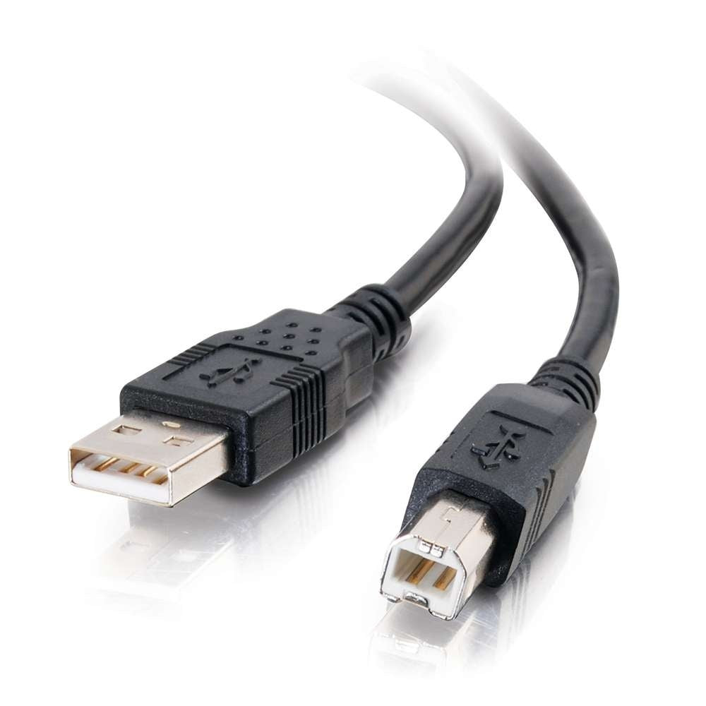 C2G CG28101 1m USB 2.0 A/B Cable - Black (3.3 ft) USB Cable C2G